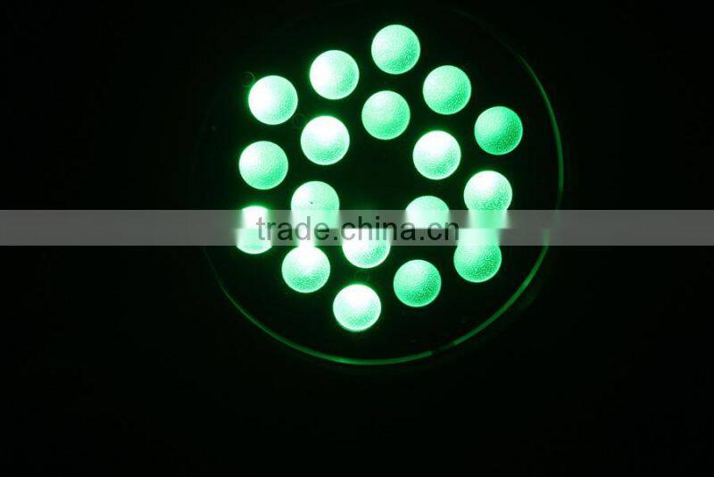 led par light professional 18 x 15W 6 in 1 rgbwap(uv) par light /outdoor light