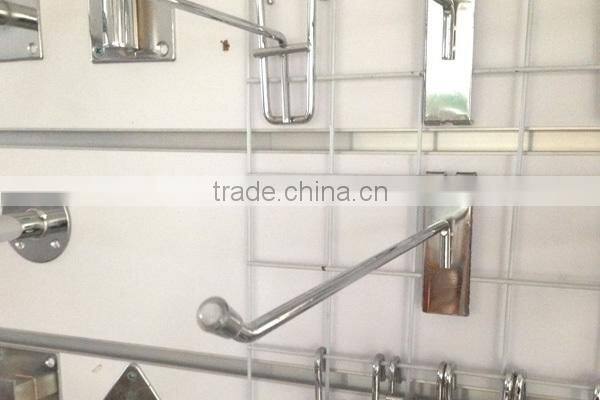 Factory Chrome Mesh Wall Hanging Hook,Gridwall Display Prong