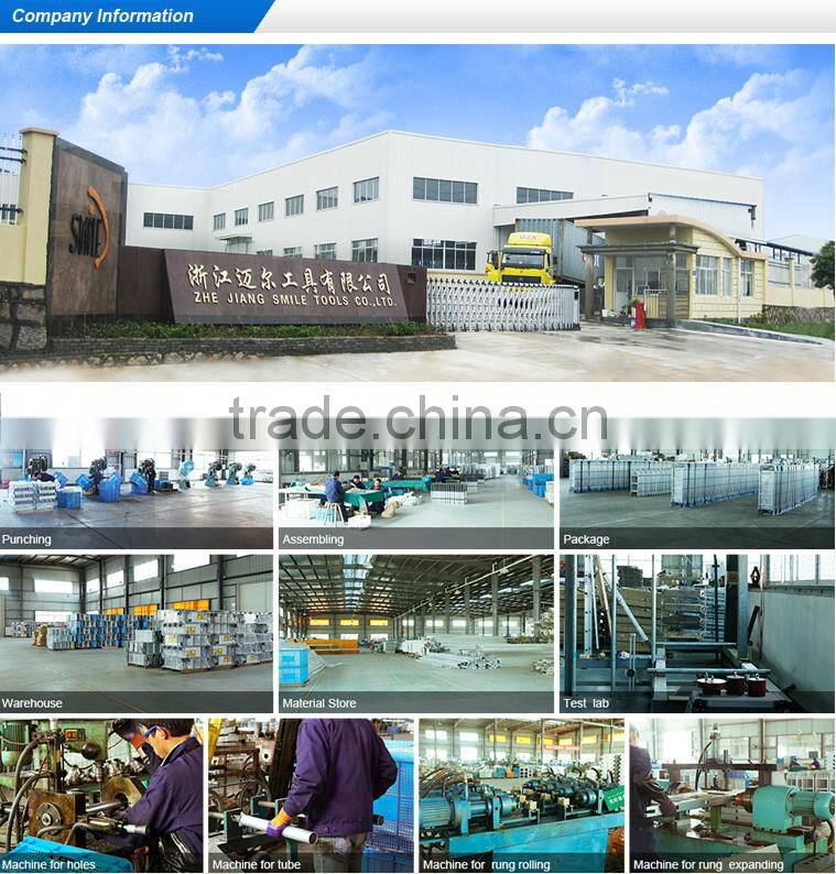 telescopic retractable step ladder with en131 ML-1001D