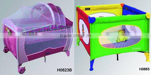 high quality foldable plastic baby playpen
