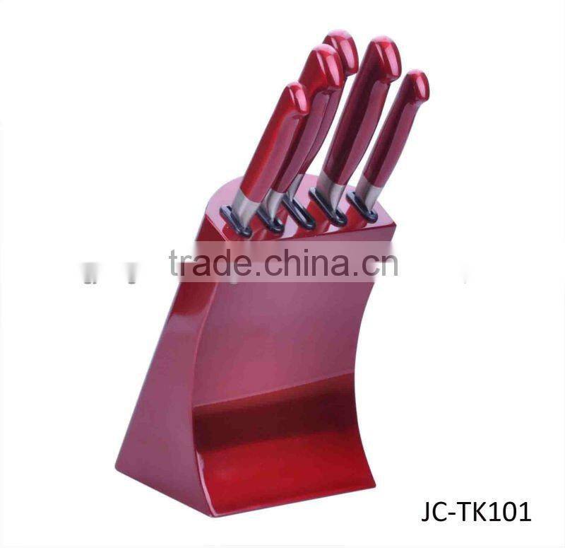 Colorful printing stainless steel royal knife kitchenwares