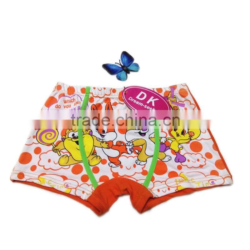 Custom Underwear Manufacture In China OEM Nice Classic Kids Underpants Boys Knitted Lovely modal underwear