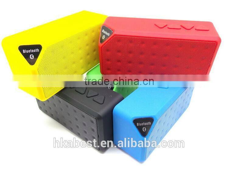 AI6507606 Bluetooth Speaker with Handsfree Mp3 Wireless Subwoofer Support TF Card/ USB/ Aux/ FM Radio 2015