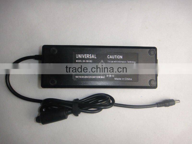 120w hi quality laptop Auotomatic universal AC adapter with USB/Swithching power adapter