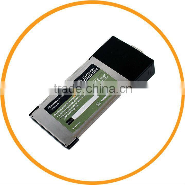 PCMCIA to RS232 Serial DB9 I O Card Adapter for Notebook PC from dailyetech