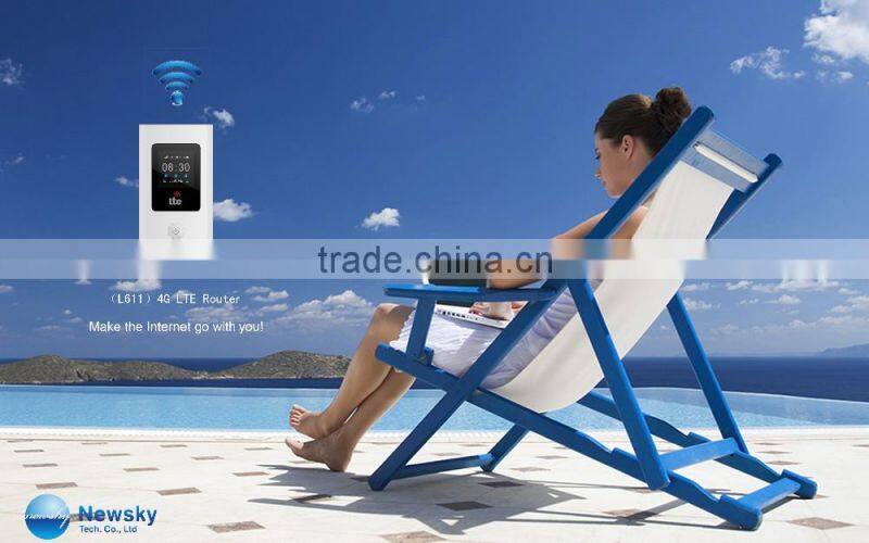 Pocket mini 4g wireless router with sim card slot inbuilt 2000mAH removable Li-Battery