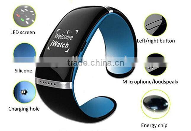 Bluetooth Wrist Smart Bracelet Watch Phone For IOS Android For Iphone 6 5 4