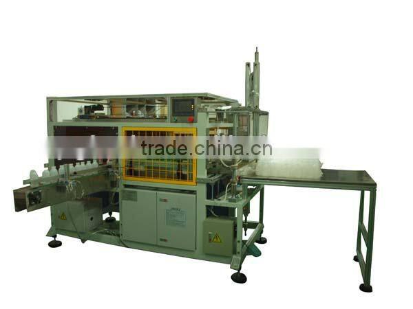 Milk bottle bagging machine