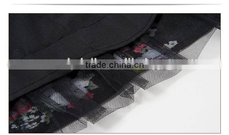 Beautiful embroidered baby girl dress,black casual dress with flower pattern