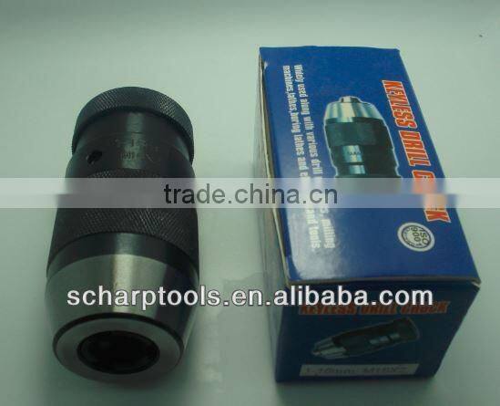 Self tighten drill chuck heavy duty