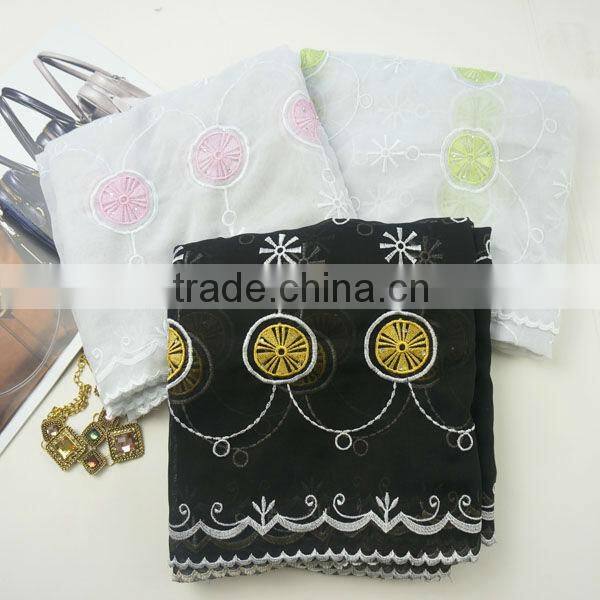 Exquisite embroidery burqa scarf for 2016