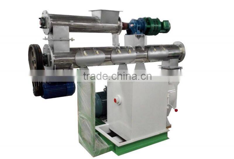 1-2t/h animal feed pelleting machine / small ring die type pellet mill