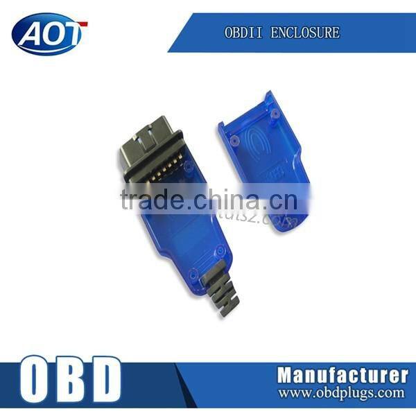 J1962 obd2 plastic housing obd diagnostic enclosure