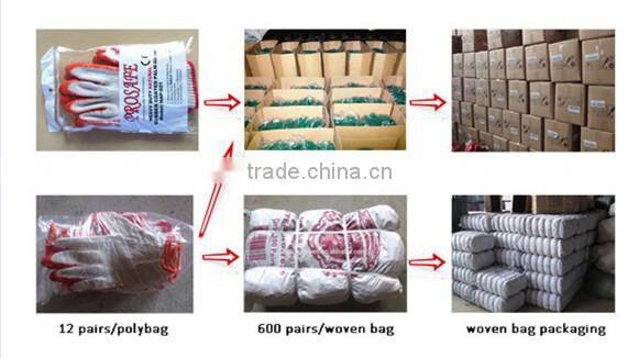 BSSAFETY Protective nitrile Coated Nitrile 13 Guage Nylon knitted gardening glove