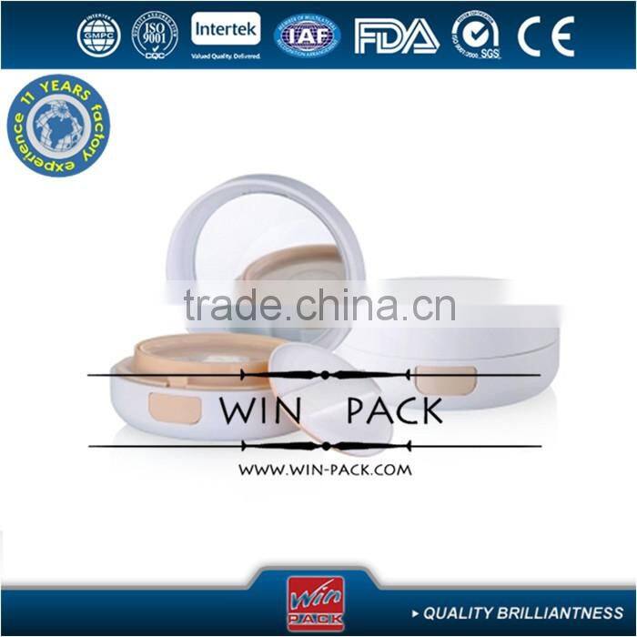 Loose powder compact case,plastic loose powder container,hot sell powder case