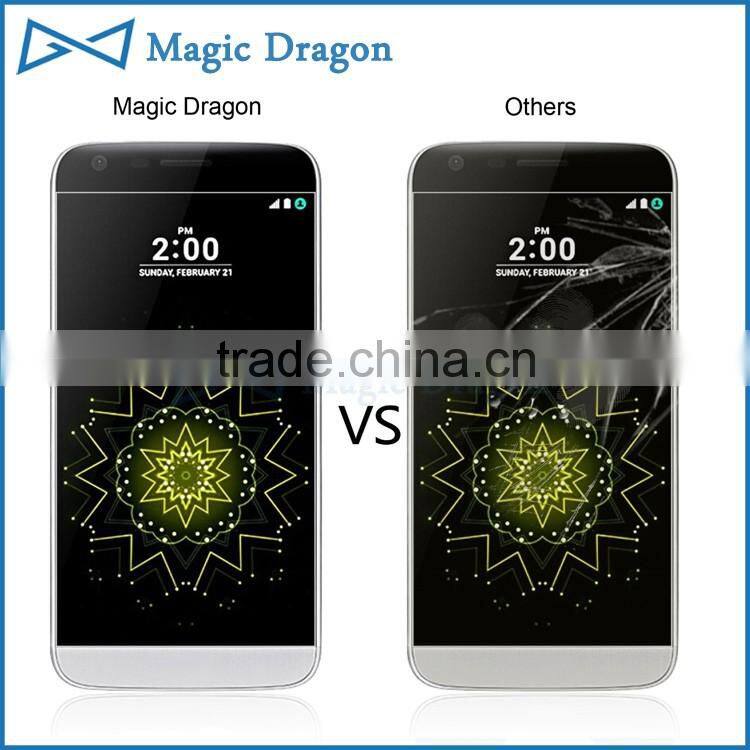 2016 New Product !!! 9H Anti-Shock 2.5D tempered glass mobile screen protector for LG G5