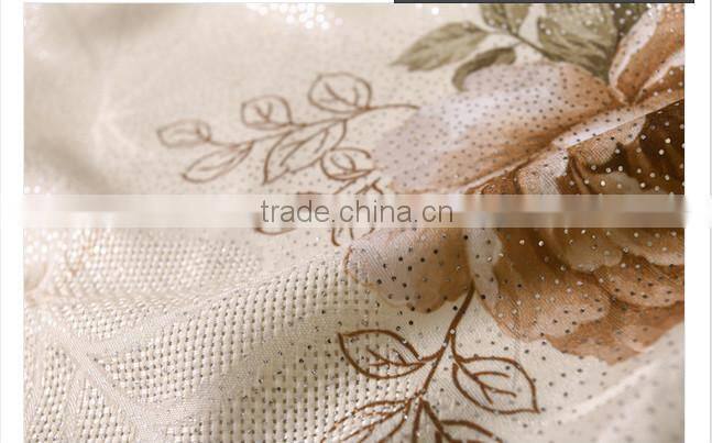 2015 hot sale printed designed No. 17 window curtains, made- up black out fabric in home or hotel