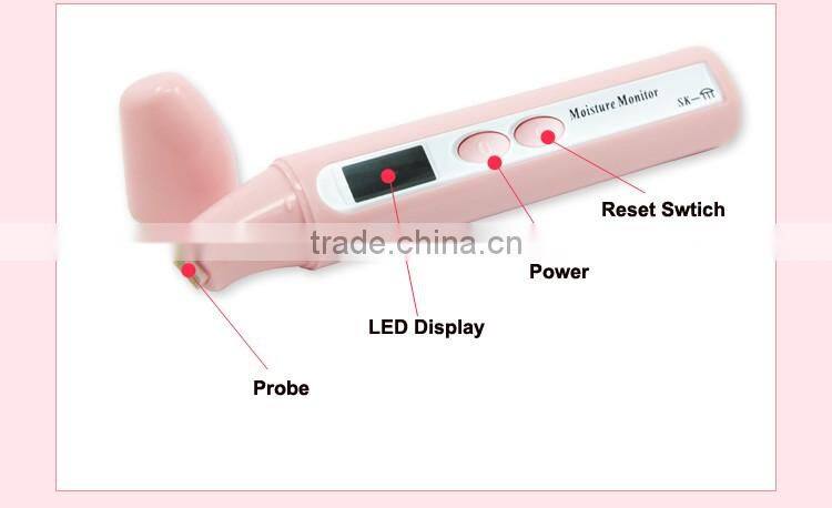 2016 hot selling digital skin moisture analyzer