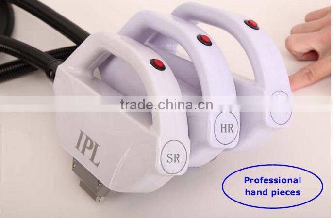 shr elight IPL Laser hair removal machine / CE approved cheapest SHR+E-light+IPL+RF Machine/ipl machine for home use