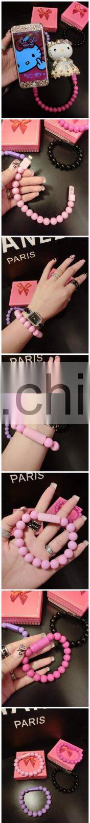 BALL BRACELET Design Updated Mobile Usb Data Cable Bracelet Usb Charging Cable CHARGING CABLE SYNC CABLE FOR IOS FOR ANDROID