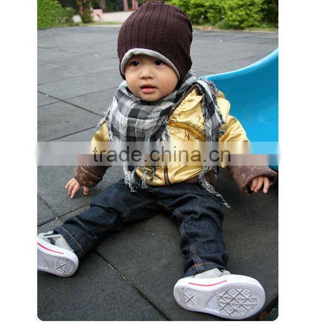 Wholesale Baby Kids Cute Crochet Infant Toddler Beanie Hat Warm Winter Boys Girls Cap Children Accessories