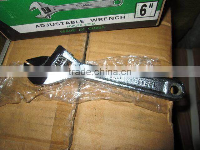 high quality150mm stainless steel adjustable socket wrench spanner