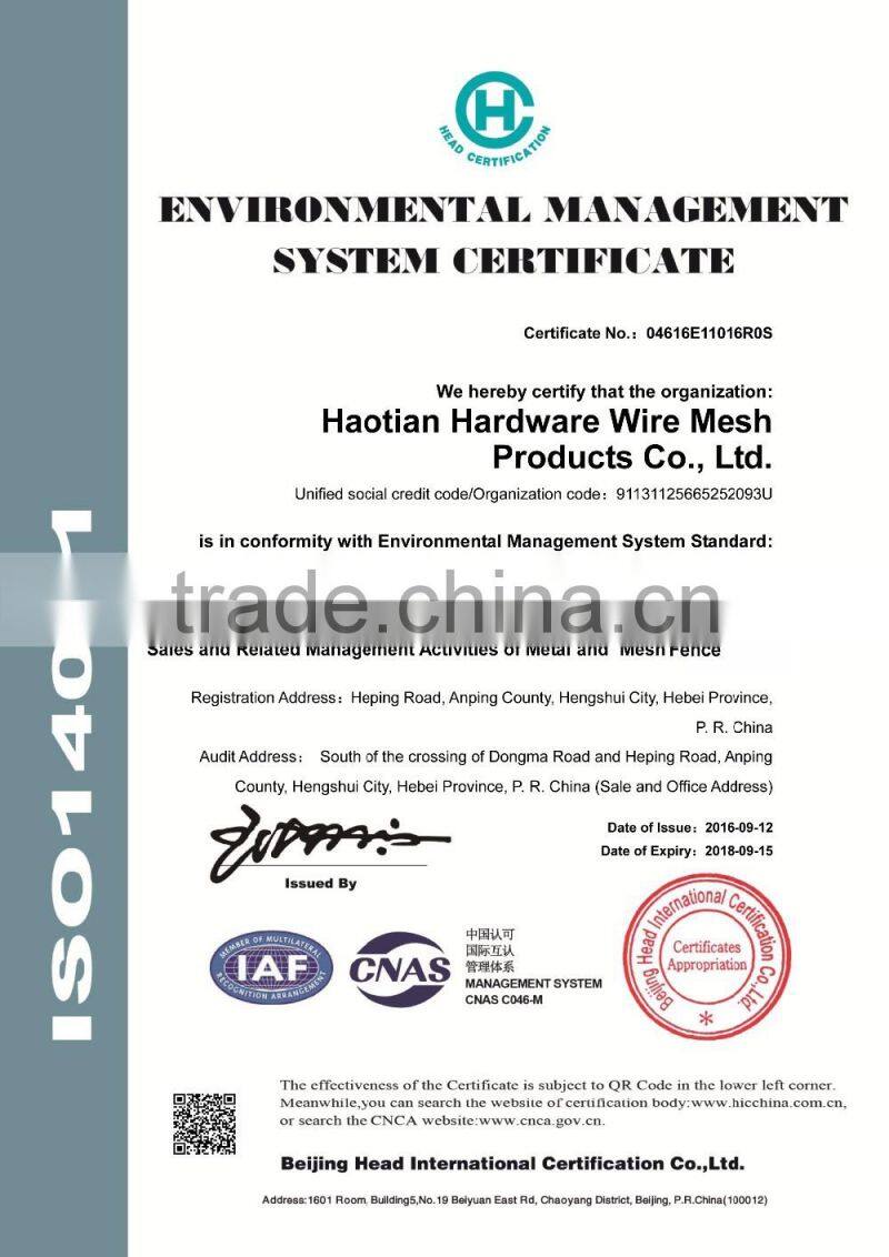 Direct factory cheap used chain link fence for sale/chain link fence weight factory