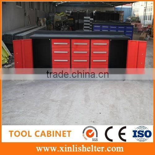 Heavy duty factory steel drawers workbench