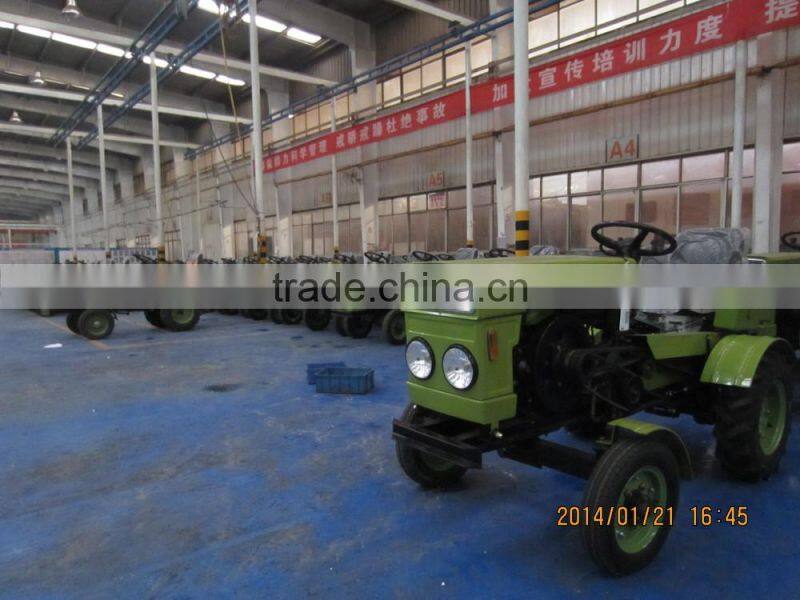 China 12hp 15hp 18hp belt drive mini farm tractor
