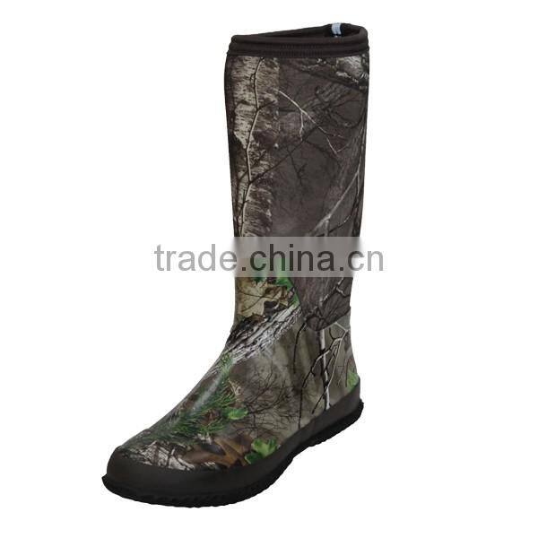 Mens Warm Camo Neoprene Boots For Hunting