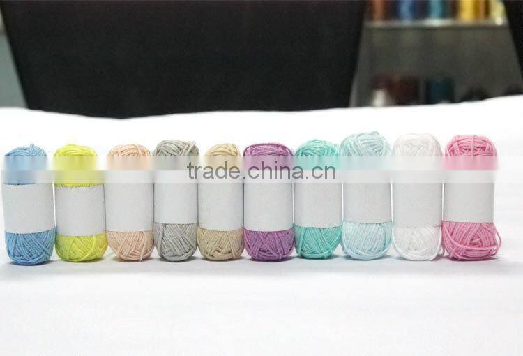 Popular 100% dyed Mercerized cotton yarn