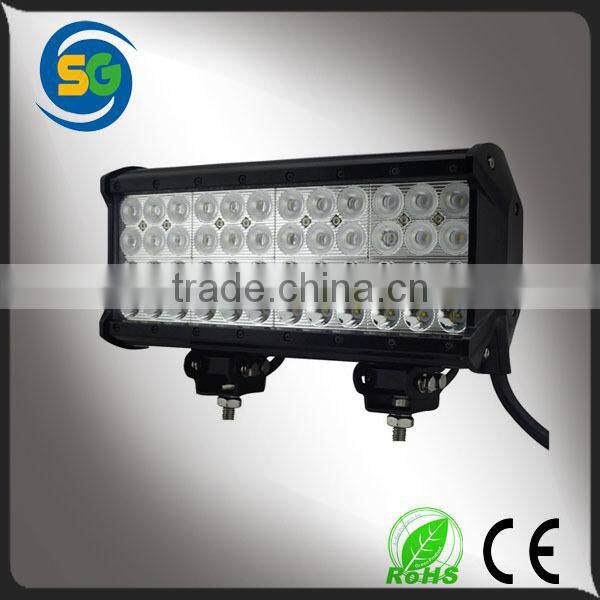 Warranty 2 year IP68 12V-30V 12Inch Vehicle 144W Qual Row Combo ATVs led light bar