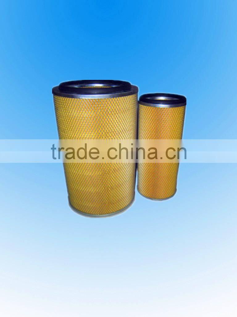 air filter element for WEICHAI engine, weichai engine air filter set 612600110540, weichai engine parts
