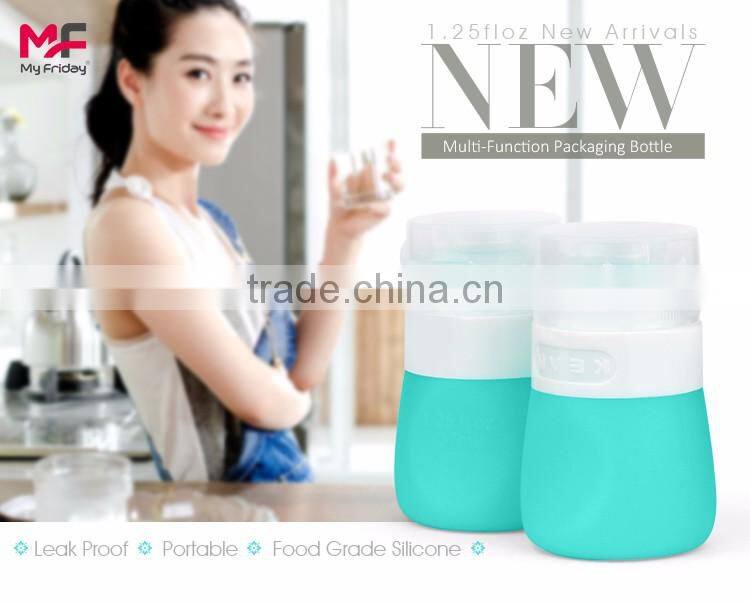 TSA approved BPA Free silicon travel set bottles