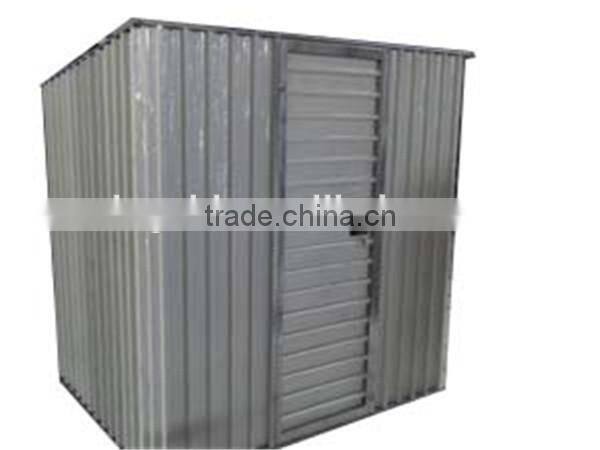 6*4 ft galvanized frame garden shed