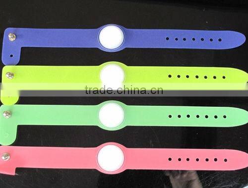 High Performance RFID Breast Cancer Wristbands,UHF RFID Wristbands with Custom Printing