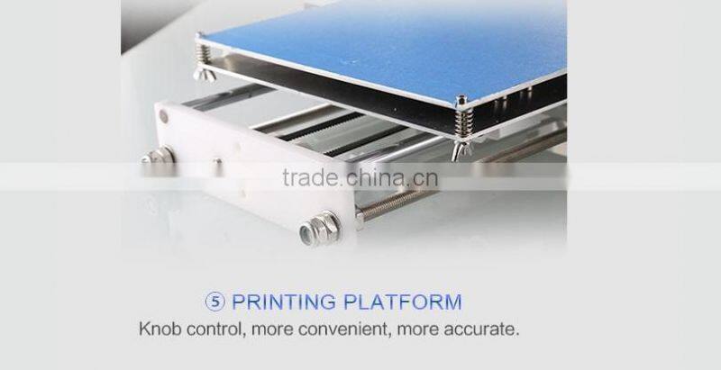 JGAURORA Mini Metal Frame Desktop Cura FDM DIY 3D Printer Kit Machine 3D Metal Printer A3 Pirce Printing 10 Types of Filament