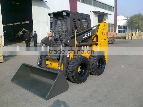 Hot Small Chinese Bobcat Skid Steer Tires 12-16.5 JC60 Mini Skid Steer Loader for Sale