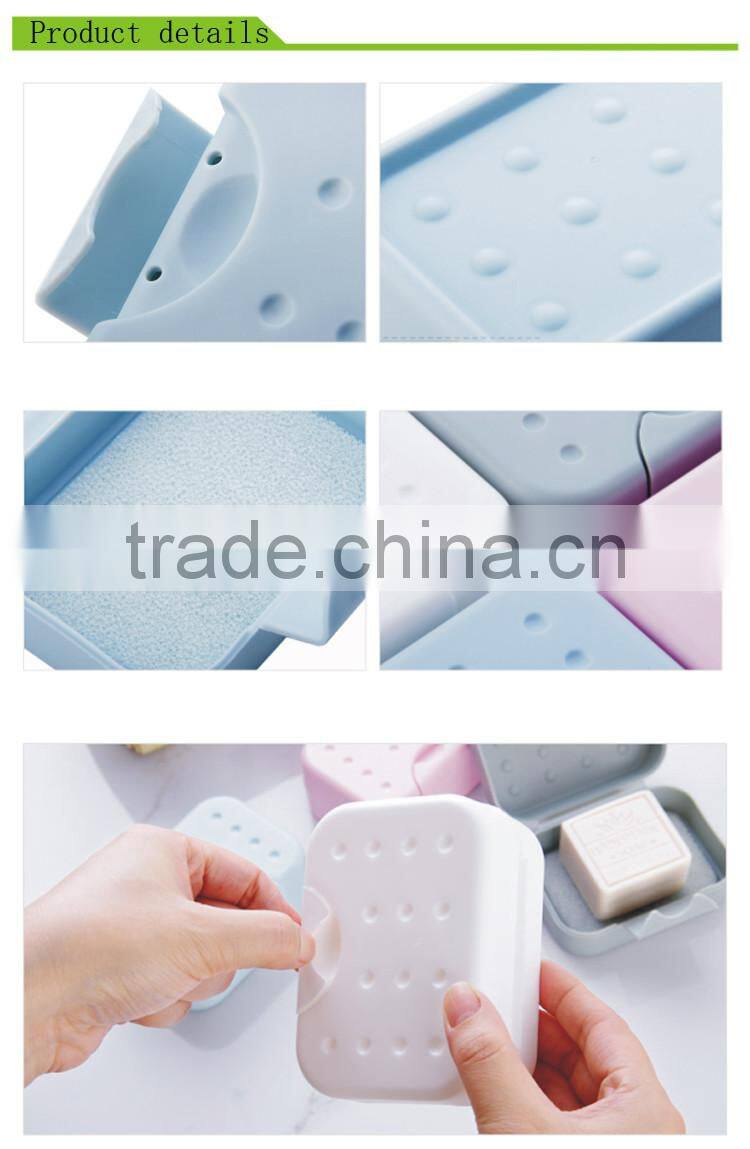 Home Bathroom Shower Travel Hiking Soap Box Dish Plate Holder Case Container