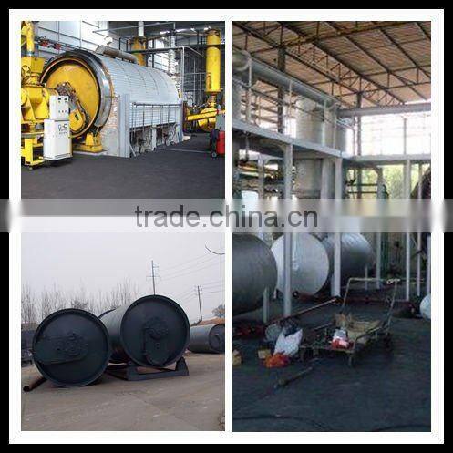2012 hot sale batch style tire pyrolysis