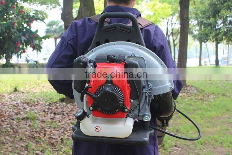 2017 high efficiency stable backpack 54cc gasoline/petrol garden air leaf blower leaf vacuum cleaning snow