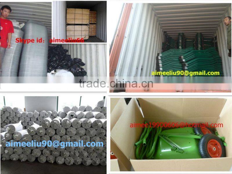 plastic tray with aluminium frame wheelbarrow for japan market