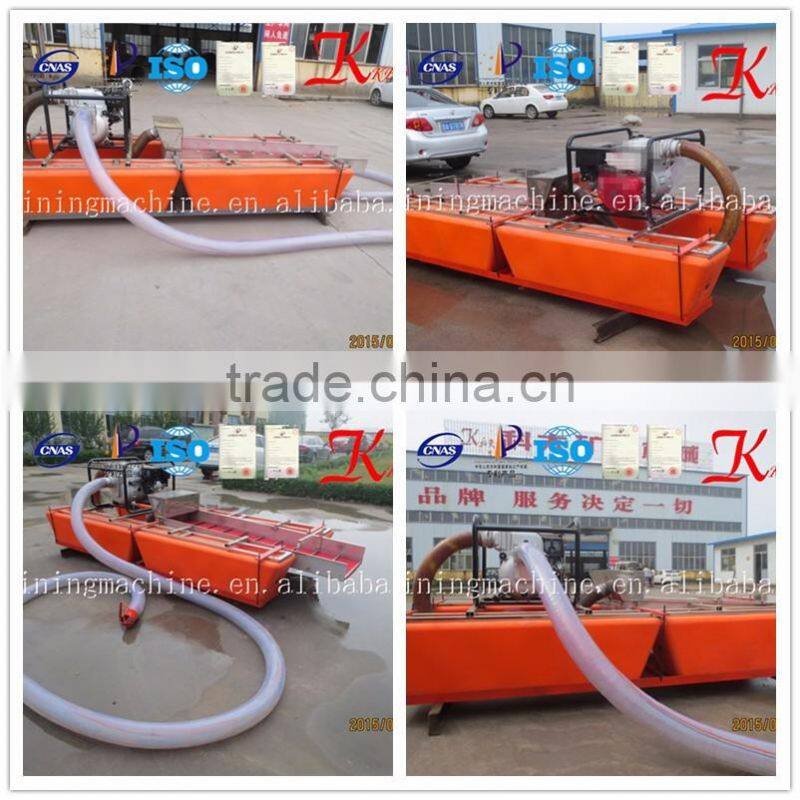 Small gold panning dredger, samll gold panning boat