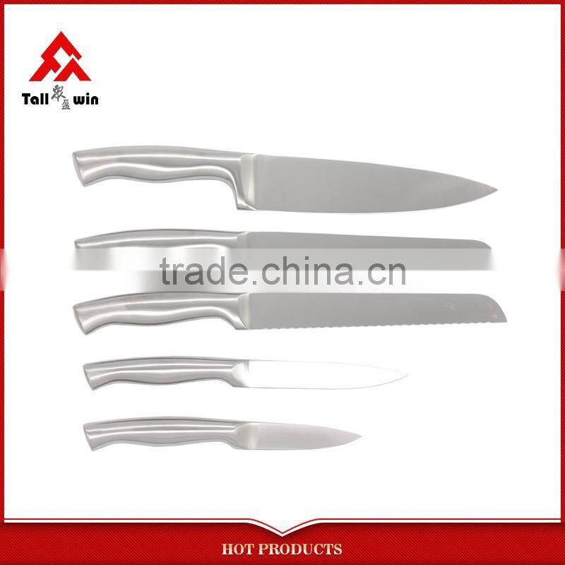 for Kitchen using Stainless Steel Knife set , plastic handle, cutting knife