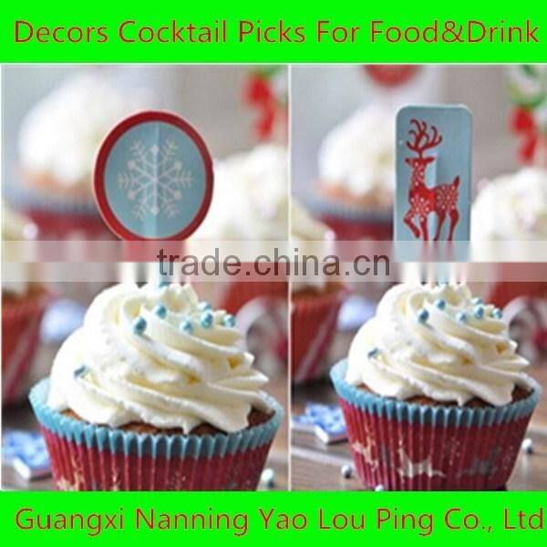 Crafts Cocktail Decoration Flag Toothpicks