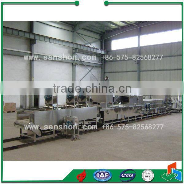 Sanshon Spray type Food Blanching Machine Packed Product Sterilizer