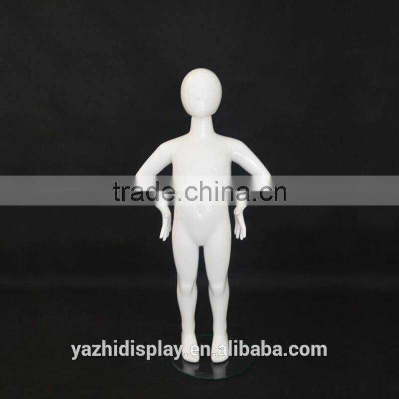 new design cute 6-8 year old child mannequin for window display