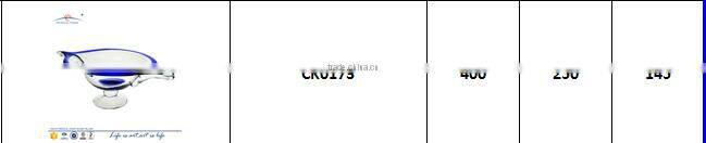 Colorful modern martini handmade home decor stem glass fruit plate for sale