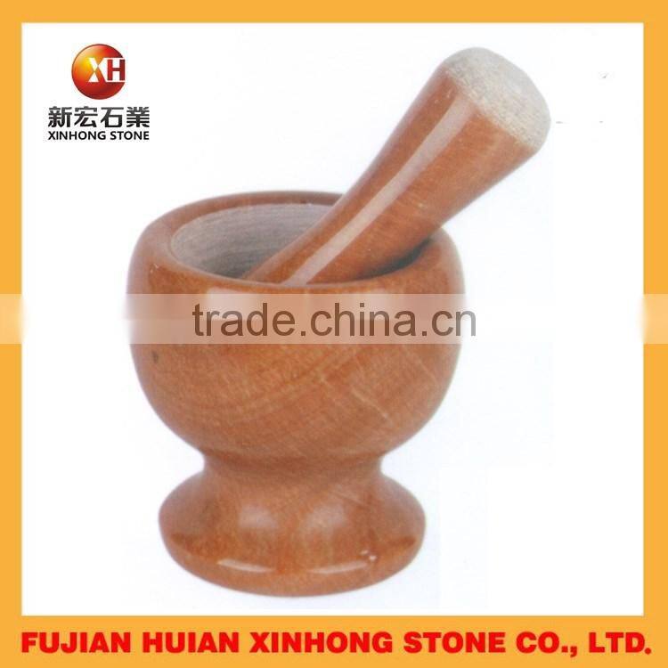 natural granite stone garlic mortar press for kitchen appliances