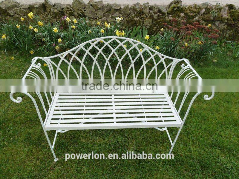 2 Seater Garden Bench Outdoor Folding Furniture Gothic Style